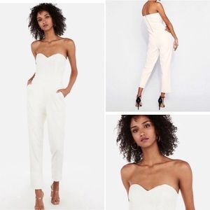 Ivory, strapless, jumper. New with tags.